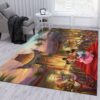 Mickey And Minnie In Hollywood Christmas Gift Rug Living Room Rug Home Decor
