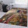 Mickey And Minnie In Paris Christmas Gift Rug Bedroom Rug Home Decor