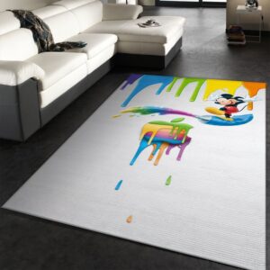 Mickey Mouse Disney Rug Bedroom Family Gift US Decor