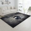 Milliken Nfl Distressed Helmet Denver Broncos Area Rug Team Logo Area Rug