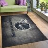Milliken Nfl Distressed Helmet Seattle Seahawks Area Rug Area Rug Carpet