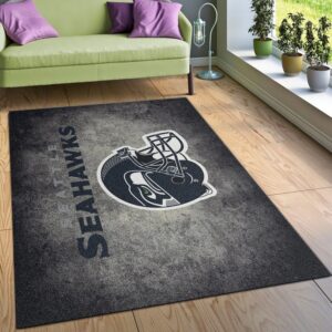 Milliken Nfl Distressed Helmet Seattle Seahawks Area Rug Area Rug Carpet