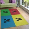 Minecraft Area Rug For Christmas Bedroom Rug US Gift Decor