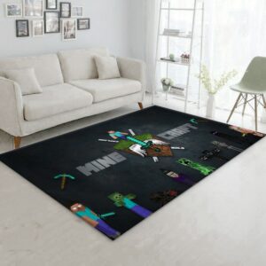 Minecraft Rug Bedroom Rug Floor Decor Home Decor