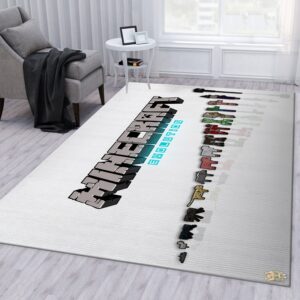 Minecraft Rug Living Room Rug Christmas Gift US Decor