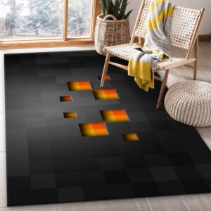 Minecraft Ver5 Area Rug For Christmas Bedroom Rug Home US Decor