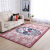 Minnesota Twins Mlb Team Logo Skull Style Nice Gift Home Decor Rectangle Area Rug