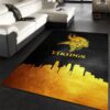 Minnesota Vikings Skyline NFL Area Rug Carpet
