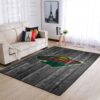 Minnesota Wild Nhl Team Logo Grey Wooden Style Nice Gift Home Decor Rectangle Area Rug
