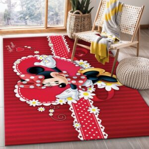 Minnie Mouse Ver12 Area Rug For Christmas Living Room Rug Home US Decor