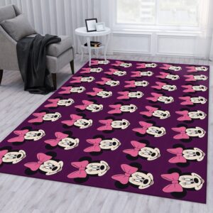 Minnie Mouse Ver5 Area Rug Living Room Rug US Gift Decor