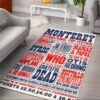 Monterey International Pop Festival Area Rug Rugs For Living Room Rug Home Decor