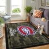 Montr Al Canadiens Nhl Team Logo Camo Style Nice Gift Home Decor Rectangle Area Rug
