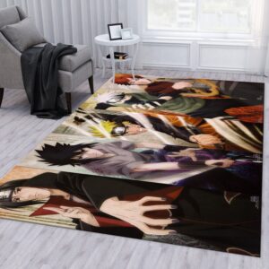 Naruto Ver3 Anime Area Rug Bedroom Rug Home US Decor