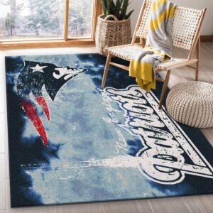 New England Patriots Fade Rug Nfl Team Area Rug