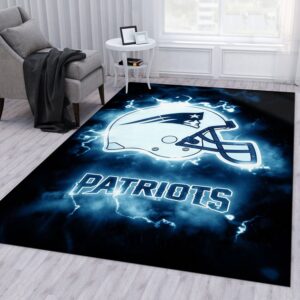 New England Patriots Nfl Area Rug For Christmas Living Room Rug Christmas Gift US Decor
