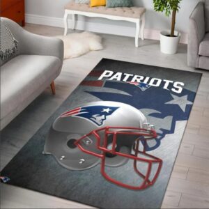 New England Patriots Nfl Team Home Decor Area Rug Rugs For Living Room Rug Home Decor