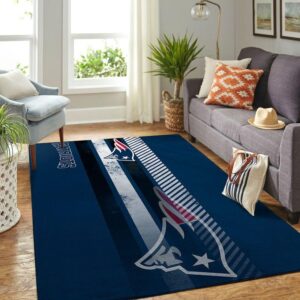 New England Patriots Nfl Team Logo Home Decor Rectangle Area