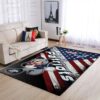New England Patriots Nfl Team Logo Mickey Us Style Nice Gift Home Decor Rectangle Area Rug