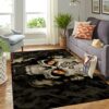 New England Patriots Nfl Team Logo Skull Style Nice Gift Home Decor Rectangle Area Rug