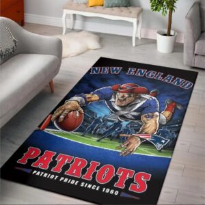 New England Patriots Patriot Pride Since 1960 Nfl Area Rug Rugs For Living Room Rug Home Decor