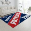 New England Patriots Team NFL Area Rug