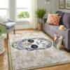 New Orleans Pelicans Nba Team Logo Skull Flower Style Nice Gift Home Decor Rectangle Area Rug