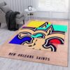 New Orleans Saints NFL Rug Bedroom Rug US Gift Decor