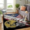 New Orleans Saints Nfl Team Logo American Style Nice Gift Home Decor Area Rug Rugs For Living Room