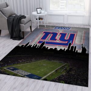 New York Giants NFL Area Rug Bedroom Rug US Gift Decor