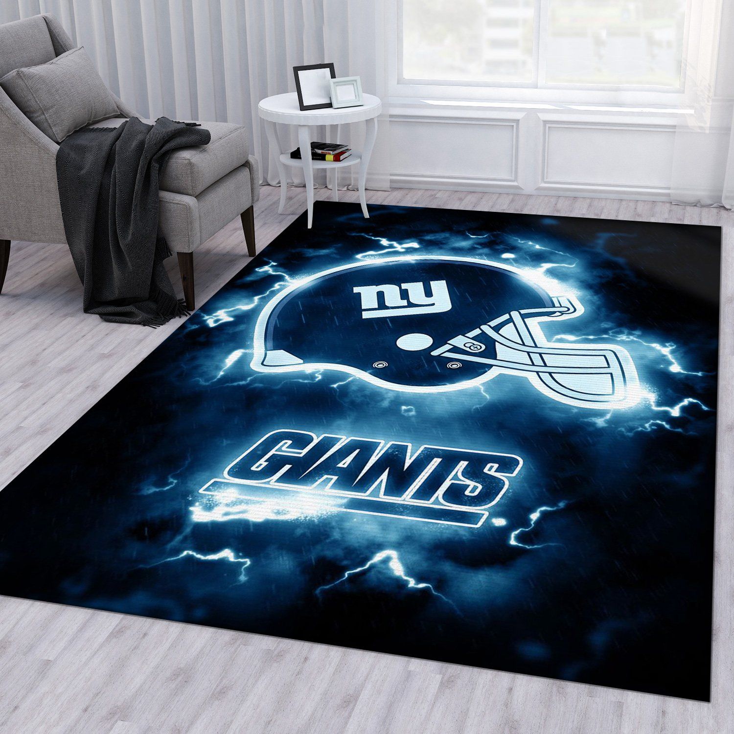 New York Giants Nfl Area Rug For Christmas Bedroom Rug Floor Decor Home Decor