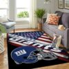 New York Giants Nfl Team Logo American Style Nice Gift Home Decor Rectangle Area Rug