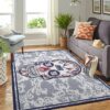 New York Giants Nfl Team Logo Skull Flower Style Nice Gift Home Decor Rectangle Area Rug