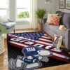 New York Giants Nfl Team Logo Snoopy Us Style Nice Gift Home Decor Rectangle Area Rug