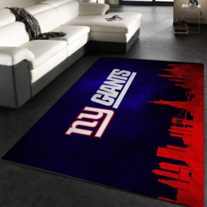 New York Giants Skyline 2 NFL Area Rug