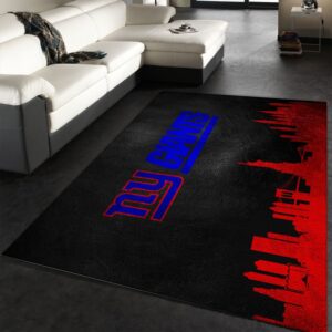 New York Giants Skyline 3 NFL Area Rug