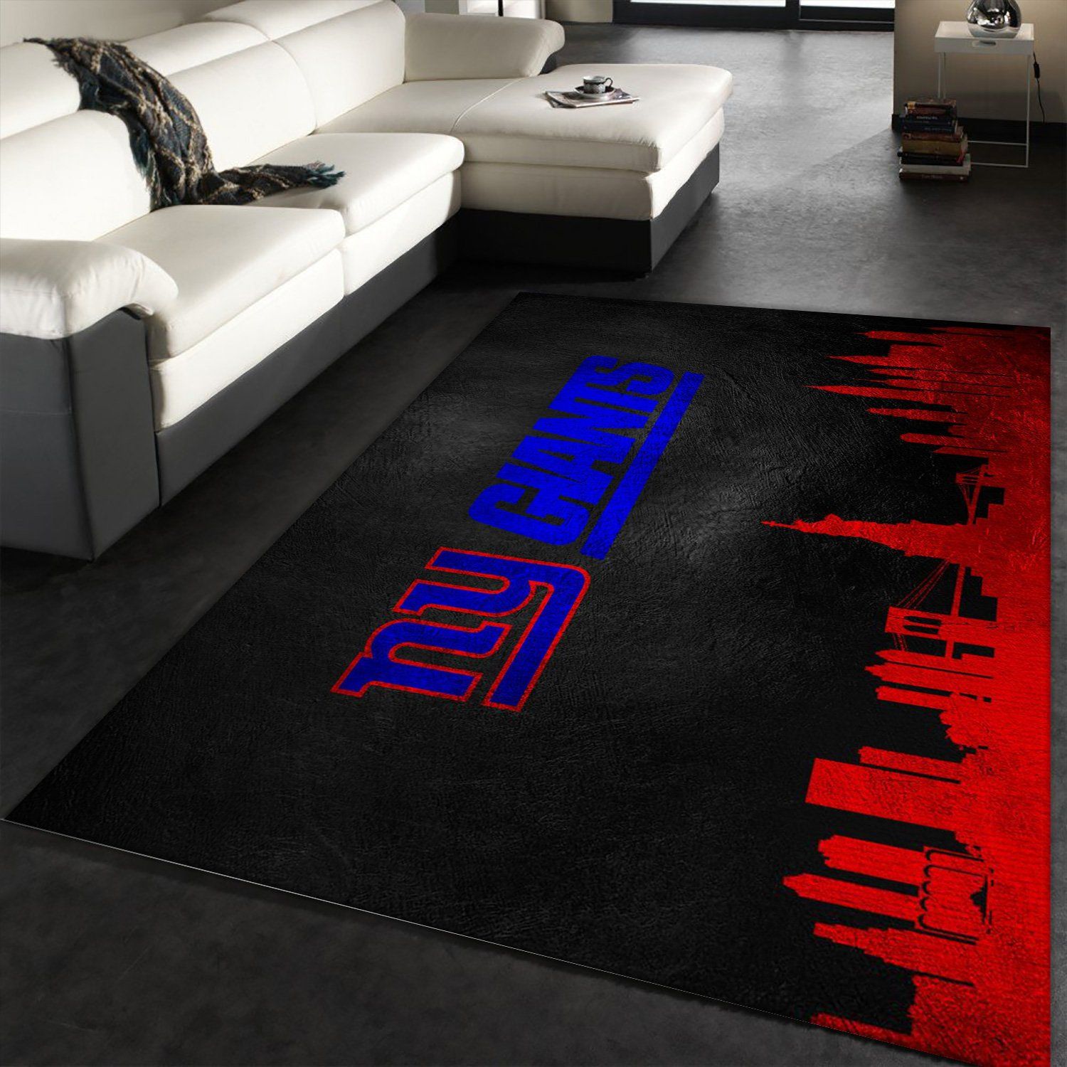 New York Giants Skyline 3 NFL Area Rug