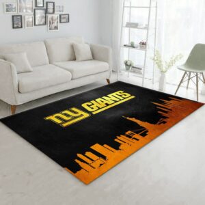 New York Giants Skyline NFL Area Rug Carpet