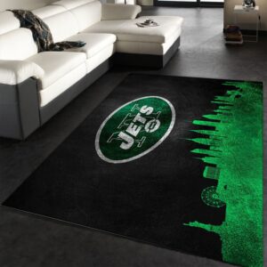 New York Giants Skyline NFL Team Logos Area Rug
