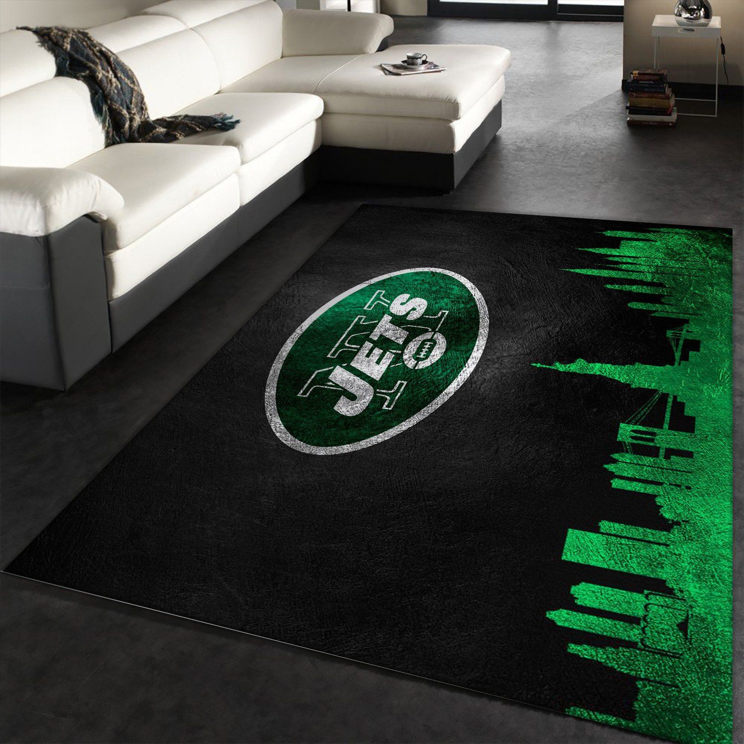 New York Jets Area Rugs Living Room Carpet Christmas Gift Floor