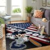 New York Yankees Mlb Team Logo Mickey Us Style Nice Gift Home Decor Rectangle Area Rug
