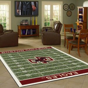 Nfl Football Fans Boston College Eagles Home Field Area Rug Sport Home Decor