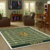 Nfl Football Fans Colorado State Rams Home Field Area Rug Sport Home Decor