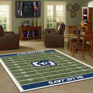 Nfl Football Fans Creighton Bluejays Home Field Area Rug Home Decor