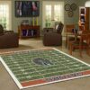 Nfl Football Fans Florida Gators Home Field Area Rug Football Home Decor