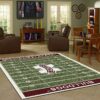Nfl Football Fans Mississippi State Bulldogs Home Field Area Rug Sport Home Decor