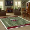 Nfl Football Fans Utah Utes Home Field Area Rug Football Home Decor