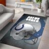 Nfl Football Indianapolis Colts Home Decor Area Rug Rugs For Living Room Rug Home Decor