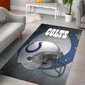 Nfl Football Indianapolis Colts Home Decor Area Rug Rugs For Living Room Rug Home Decor