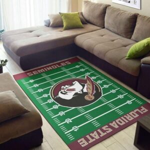 Nfl Football Team Florida State Seminoles Home Field Area Rug Home Decor